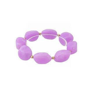 Soft Hue Stone Stretch Bracelet - Bray and Em Boutique