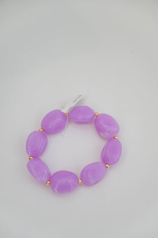 Soft Hue Stone Stretch Bracelet - Bray and Em Boutique