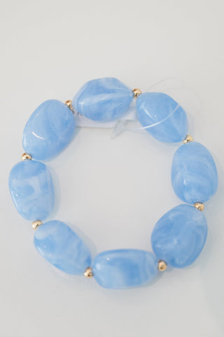 Soft Hue Stone Stretch Bracelet - Bray and Em Boutique