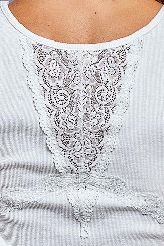Softly Vintage Lace Tank - Bray and Em Boutique