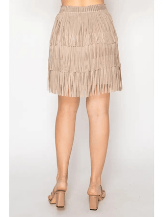 Something To See Fringe Skirt - Bray and Em Boutique