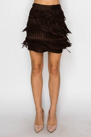 Something To See Fringe Skirt - Bray and Em Boutique