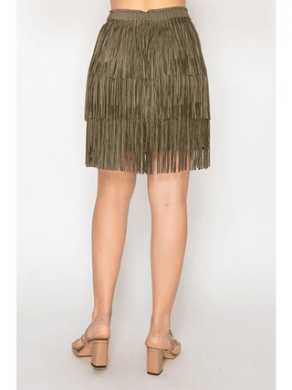 Something To See Fringe Skirt - Bray and Em Boutique