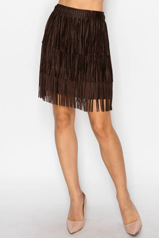 Something To See Fringe Skirt - Bray and Em Boutique