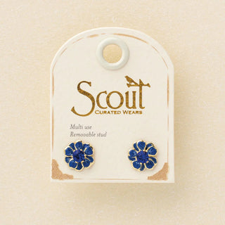 Sparkle & Shine Enamel Flower Earrings - Small - Bray and Em Boutique