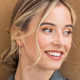 Sparkle & Shine Rhinestone Hoops - Large - Bray and Em Boutique