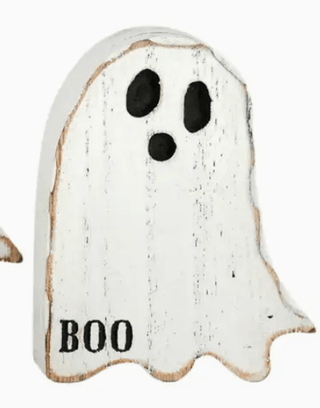 Spooky & Boo Wooden Ghost Décor - Bray and Em Boutique