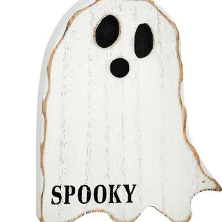 Spooky & Boo Wooden Ghost Décor - Bray and Em Boutique