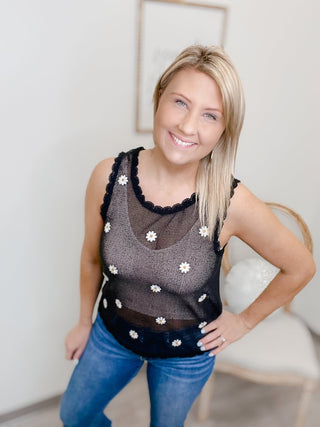 Spring Up Daisy Tank - Bray and Em Boutique