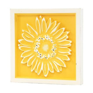 Square Distressed Sunflower Sign - Bray and Em Boutique