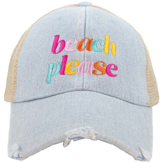 Beach Please Trucker Hat