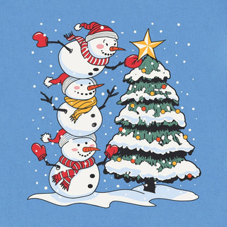 Stacked Snowmen Long Sleeve Graphic Shirt - Bray and Em Boutique