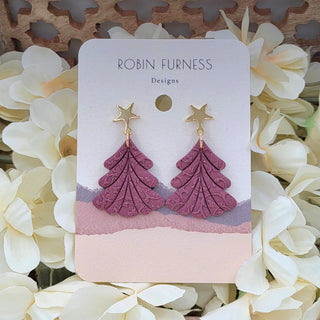Star Christmas Tree Drop Earrings - Bray and Em Boutique