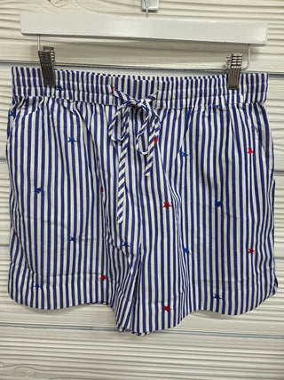Star Spangled Embroidered Shorts - Bray and Em Boutique