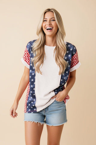 Starstruck Contrast Top - Bray and Em Boutique