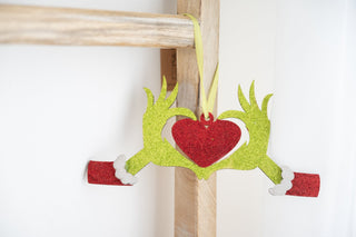 Steal Your Heart Grinchy Ornament - Bray and Em Boutique