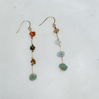 Stone Bead Dangle Earrings - Bray and Em Boutique