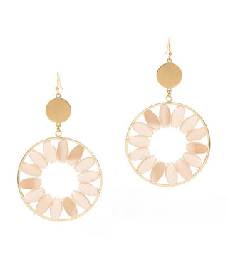 Stone Flower Earrings - Bray and Em Boutique