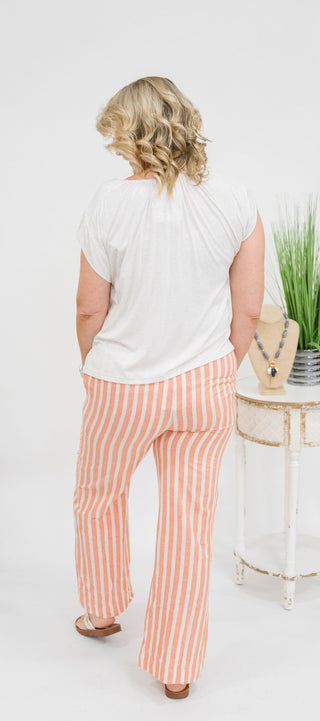 Striped Stroll Wide Leg Pants - Bray and Em Boutique