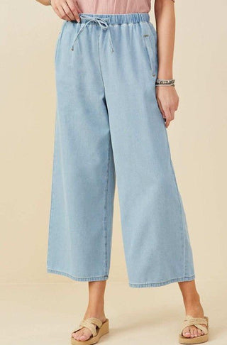 Style Nook Wide Leg Denim Pants - Bray and Em Boutique