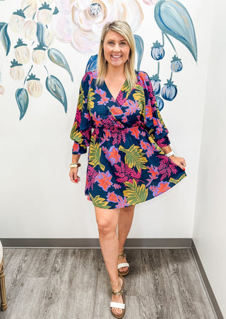 Stylish Choice Floral Mini Dress - Bray and Em Boutique