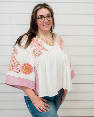 Stylish Envision Embroidered Top - Bray and Em Boutique