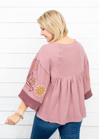 Stylish Envision Embroidered Top - Bray and Em Boutique