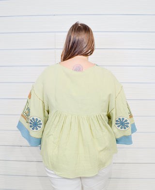 Stylish Envision Embroidered Top - Bray and Em Boutique