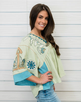 Stylish Envision Embroidered Top - Bray and Em Boutique