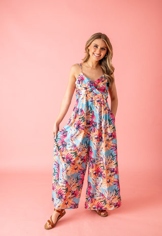 Summertime Sunrise Jumpsuit - Bray and Em Boutique