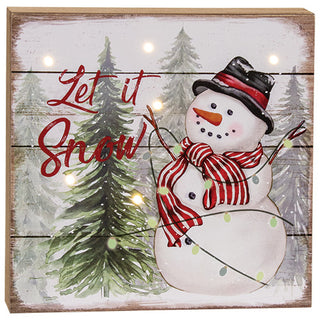 Holiday Light Up Box Signs