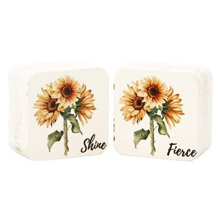 Sunflower Decorative Mini Blocks - Bray and Em Boutique