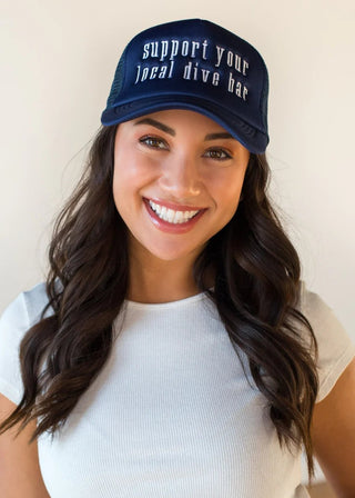 "Support Your Local Dive Bar" Baseball Hat - Bray and Em Boutique