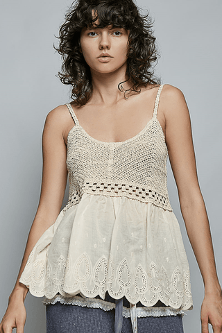 Sweet Bloom Crochet Tank - Bray and Em Boutique
