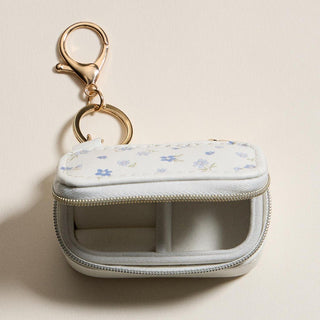 Sweet Blooms Travel Jewelry Case Keychain - Bray and Em Boutique