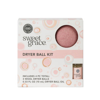 Sweet Grace Wool Dryer Ball Kit | Luxury Laundry, 3pk - Bray and Em Boutique