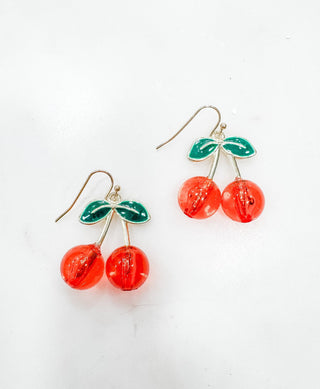 Sweet Sensation Cherry Earrings - Bray and Em Boutique