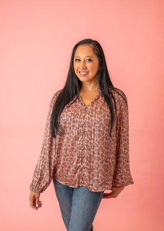 Sweet Sense Mix Print Blouse - Bray and Em Boutique