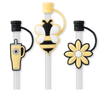 SWIG Busy Bee Straw Topper Set - Bray and Em Boutique