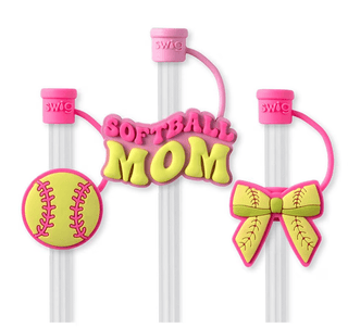 SWIG Pitch Hit Run Straw Topper Set - Bray and Em Boutique