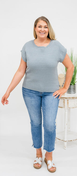 Tailored Romance Soft Knit Top - Bray and Em Boutique