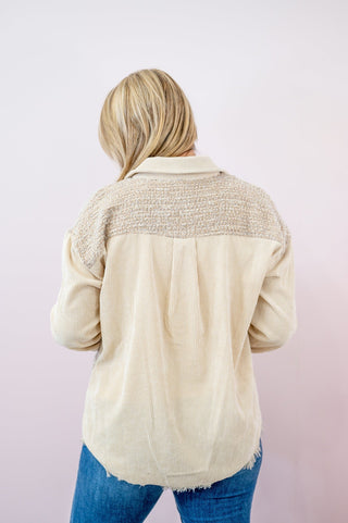 Take Notes Tweed Shacket - Bray and Em Boutique