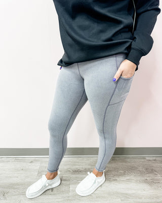 Tapered Band Essential Leggings - Bray and Em Boutique