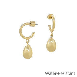 Teardrop Hoop Earrings - Bray and Em Boutique