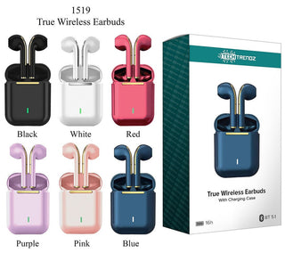 Tech Trendz: Metallic True Wireless Earbuds w/Case - Bray and Em Boutique