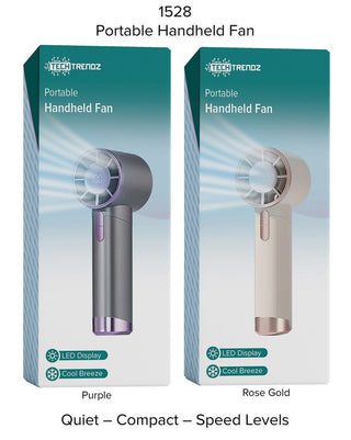 Tech Trendz: Portable Handheld Fan - Bray and Em Boutique