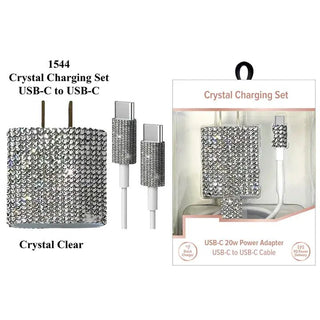Tech Trendz: Usb - C To Usb - C Crystal Charging Set - Bray and Em Boutique