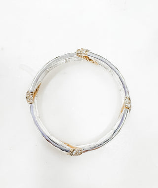 Terrific News Rhinestone Bangle Bracelet - Bray and Em Boutique