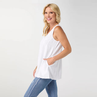 Tessa Reversible Tank with Pockets - Bray and Em Boutique