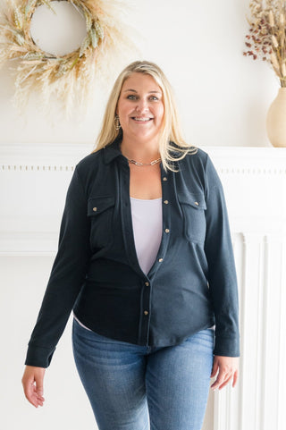 The Cassian Plaid Button Down Shacket - Bray and Em Boutique